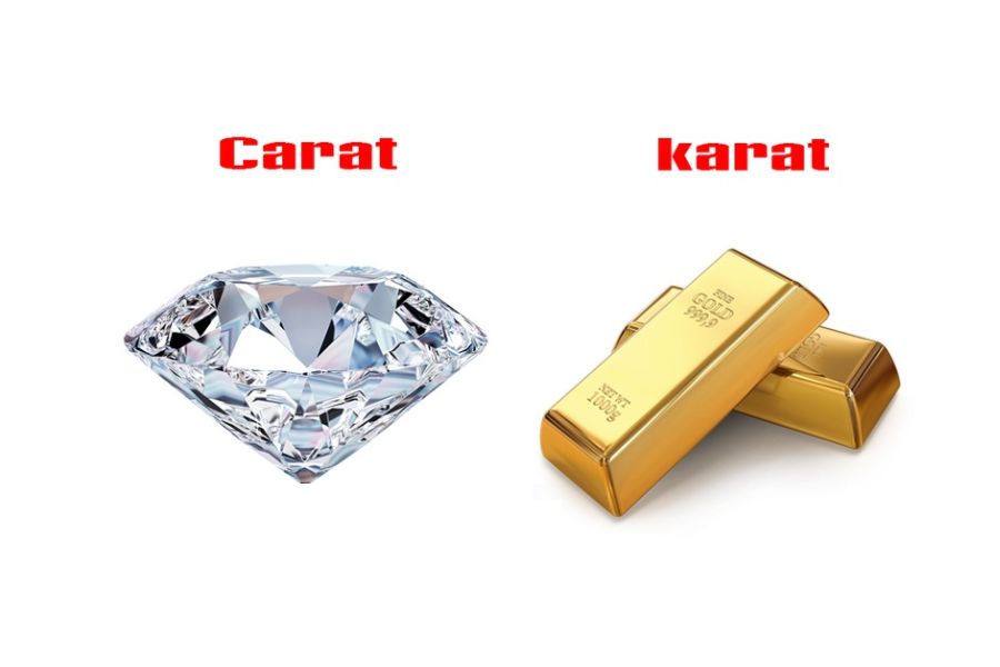 Phân biệt Carat và Karat