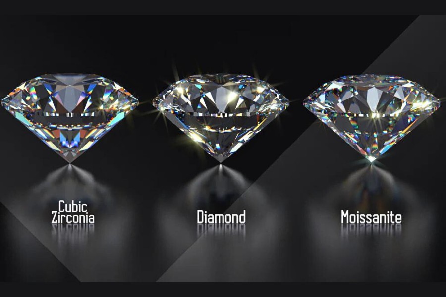 Đá Moissanite và CZ phiên bản nào gần giống với kim cương hơn